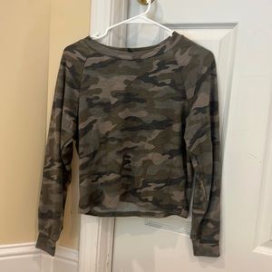 Francesca’s long sleeve camo shirt